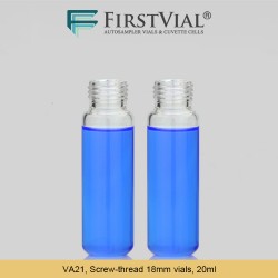 VA21, Screw-thread 18mm vials, 20ml VA21, Screw-thread 18mm vials, 20ml
