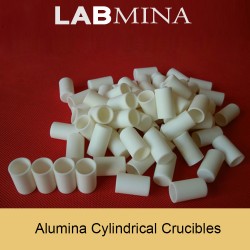AC02001, 1ml, 11mm(Diameter), 20mm(H), Alumina, Cylindrical Crucible